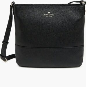 kate spade Black Pebbled Leather Crossbody Bag